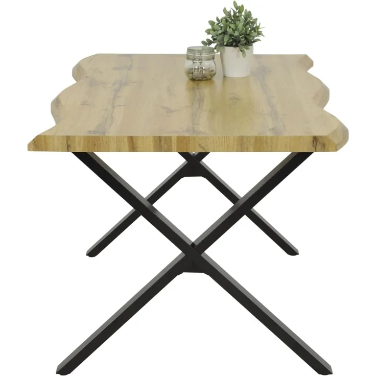 Esstisch Marita / GERDA III T, Holzfarben, 140 x 76 x 90 cm – Bild 4