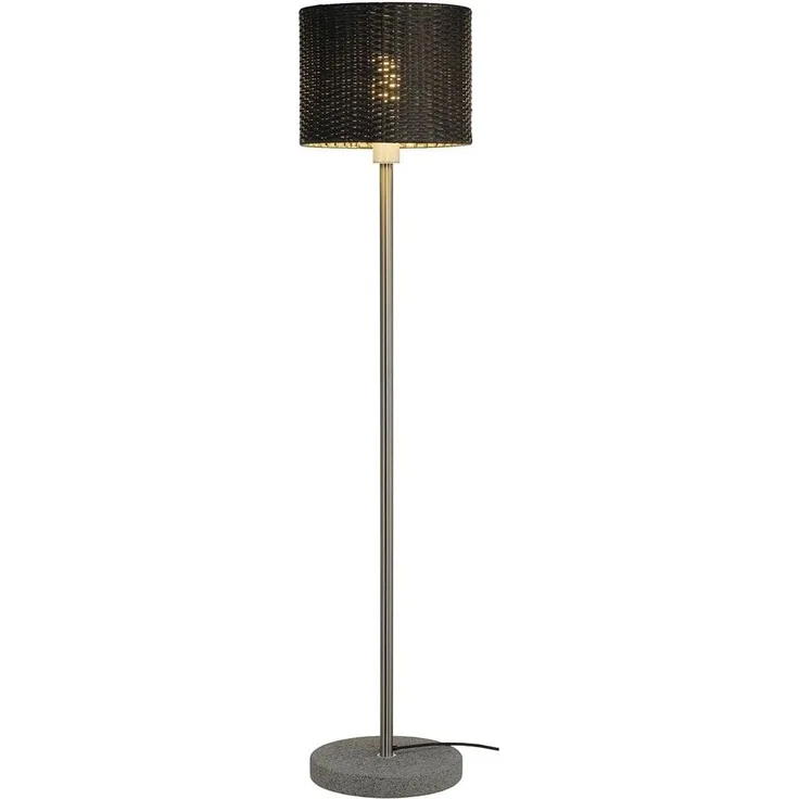 SLV 1002494 ADEGAN MANILA SL Stehleuchte PE Rattan anthrazit E27 IP44
