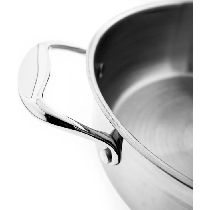 Sunay 'Gold Series' Kochtopf, 4 L, hochwertiger Edelstahl, mit Deckel, silber – Bild 5