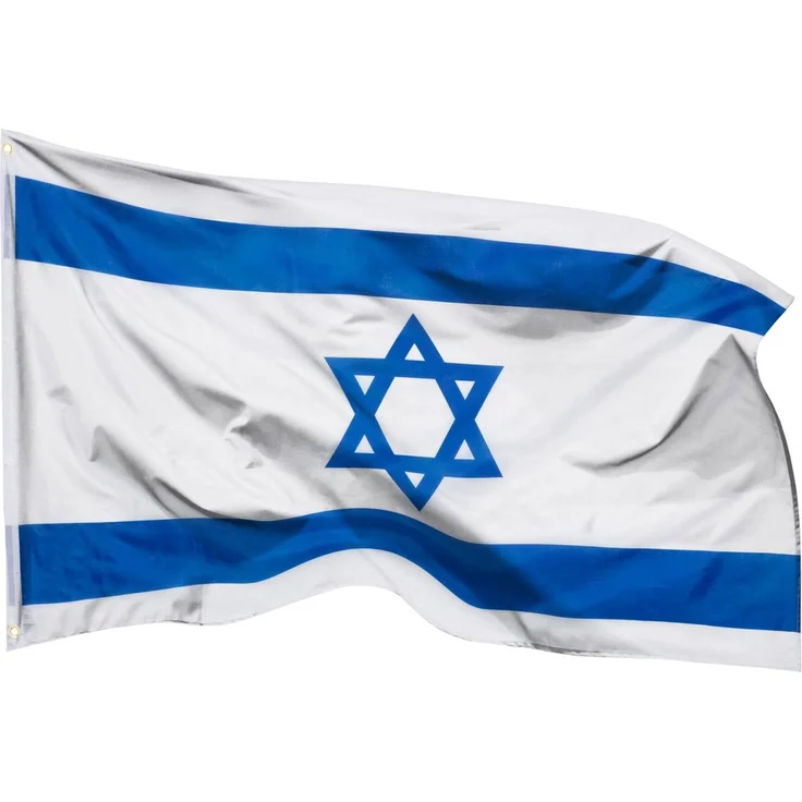 Aricona Israel Flagge 90x150 cm - wetterbeständige Fahne mit Messingösen, 100% Polyester, robuste Doppelnaht & in lebendigen Farben - ideal für Flaggen-Liebhaber, Israeliten & Freunde