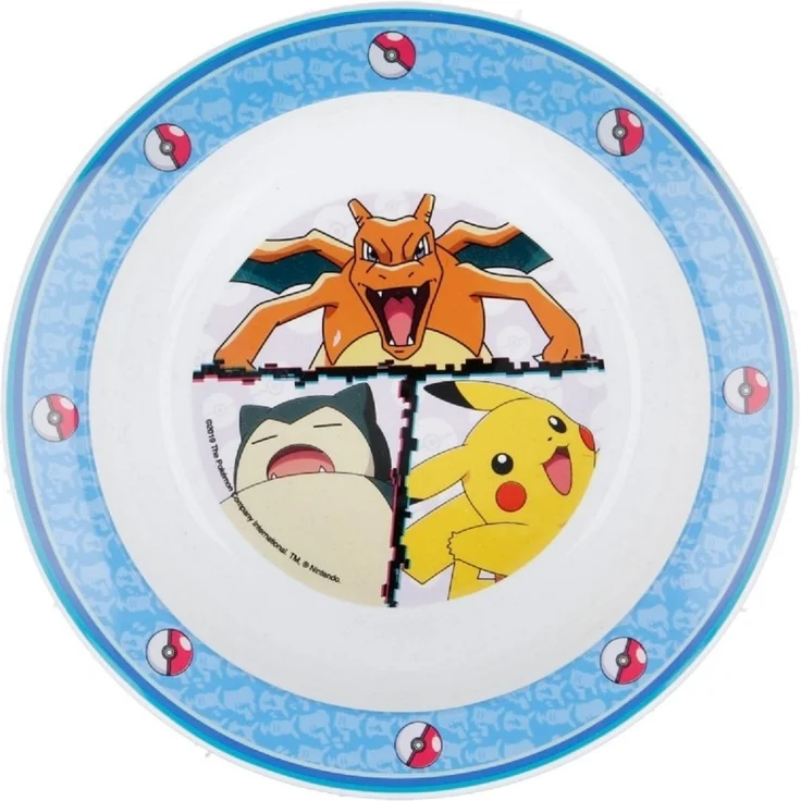 Pokémon Kindergeschirr ab 4 Jahren Schale für Kinder mikrowellengeeignet – Bild 2
