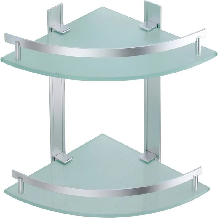 MSV Duschablage Eckregal TABARCA, 2 Ebenen – Bild 3
