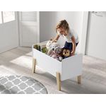 Vipack Kiddy Spielkiste mit 3 Fächern weiß