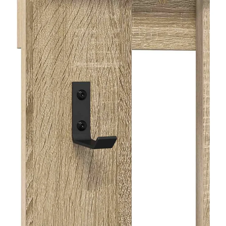 vidaXL Wandmontierter nachttisch Sonoma-Eiche 100 x 10 x 100 cm 874509 – Bild 7