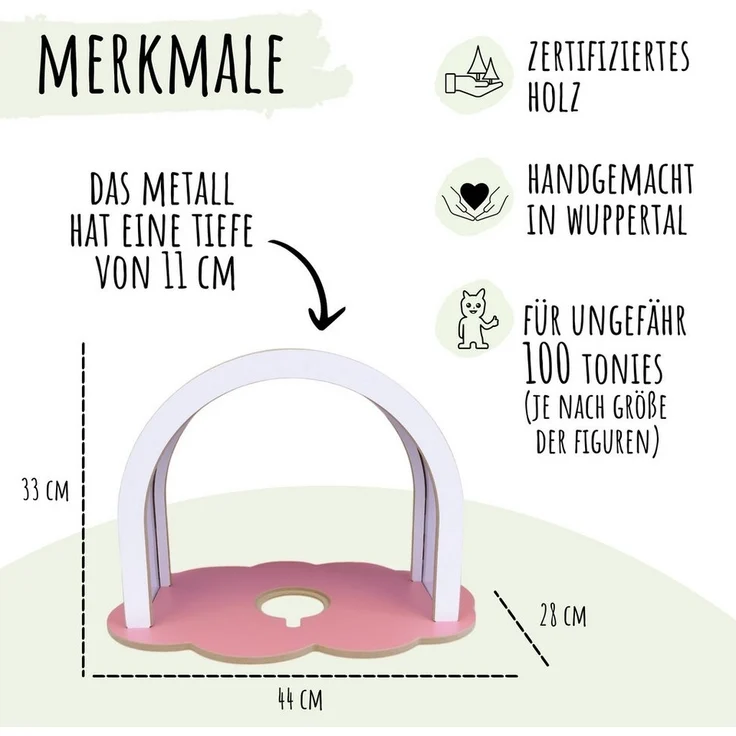 Holzura Kinderregal Das neue Tonie-Standregal – liebevoll gestaltet & praktisch zugleich – Bild 2
