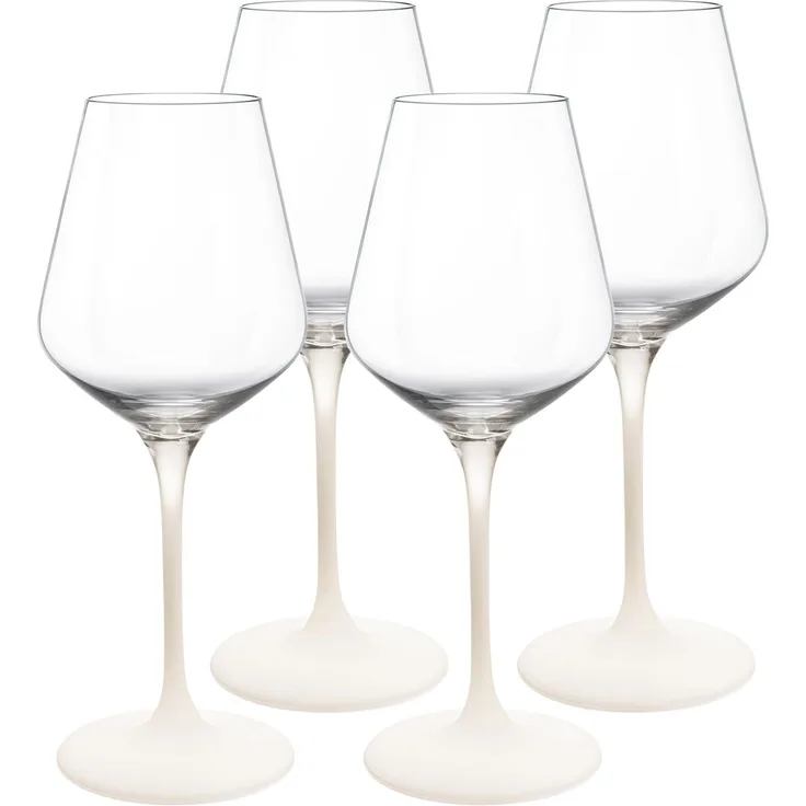 Villeroy & Boch Manufacture Rock Blanc Weißweinkelch 380 ml 4er Set