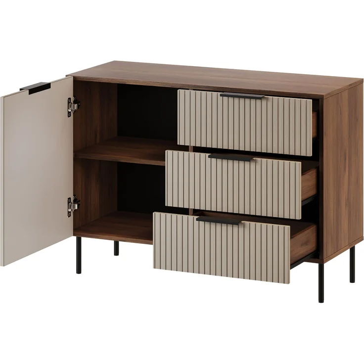 Schlafzimmer-Set Aocale III (Farbe: Nuss Warmia / Cashmere) – Bild 3