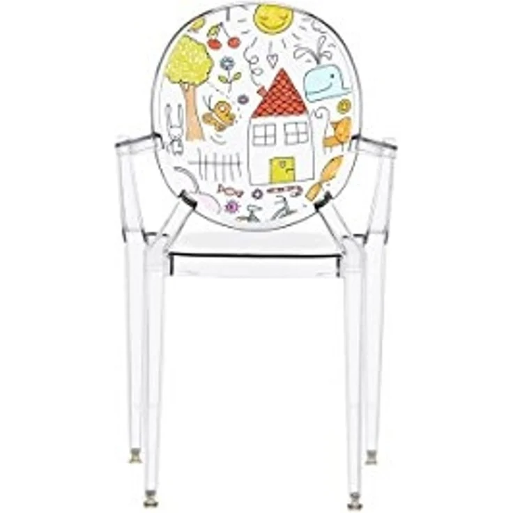 Kartell Loulou Ghost Kinderstuhl, Polykarbonat, Transparent, 37 x 40 x 63 cm – Bild 6