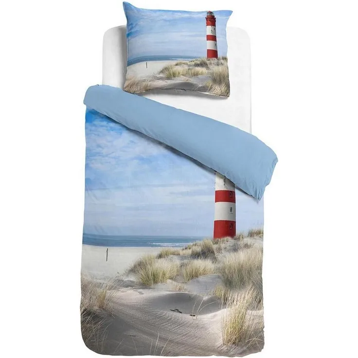 TRAUMSCHLAF Bettwäsche Leuchtturm, Renforce, 2 teilig