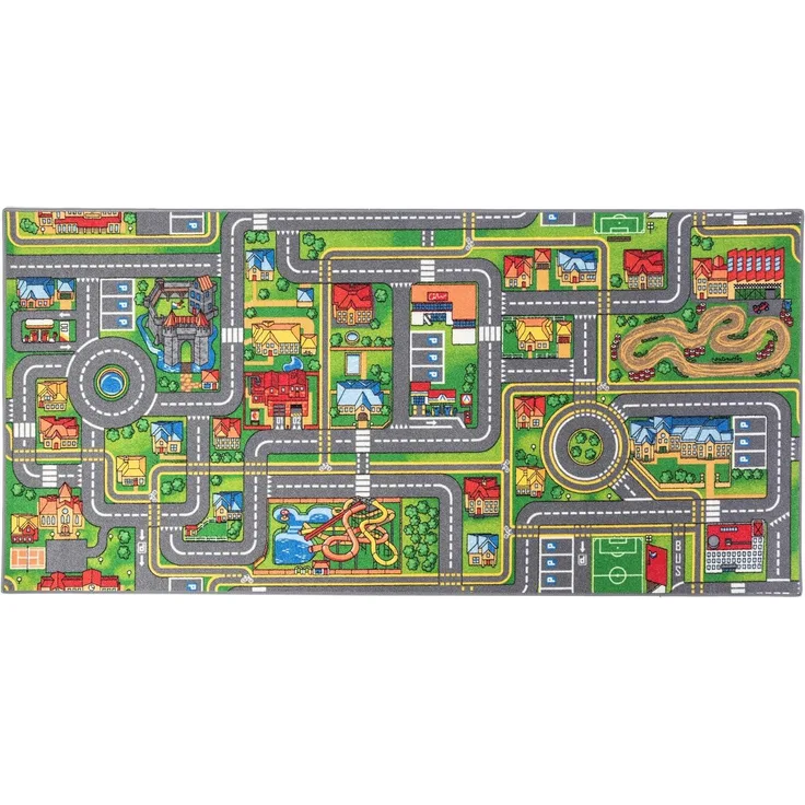 Carpet Studio Kinderteppich Playcity 95x200