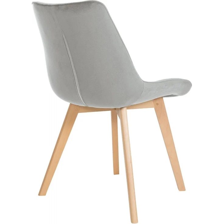 2er Set Stühle Brook Samt grau – Bild 5