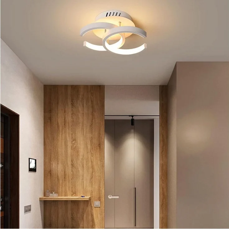 Toomoke Deckenleuchten 3-Farbige Decken-Lampe Dimmbar LED Deckenleuchte, LED fest integriert, Warmweiß, Neutralweiß, Kaltweiß, Wohnzimmer Flur Eingang – Bild 2