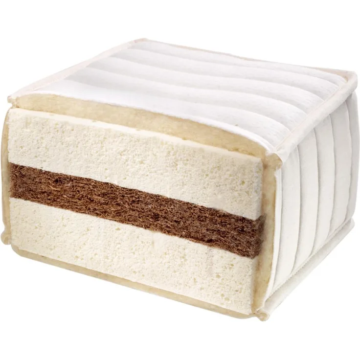 Prolana SCHLAF-Line 3 Naturlatexmatratze 90x200 Drell versteppt mit SSW