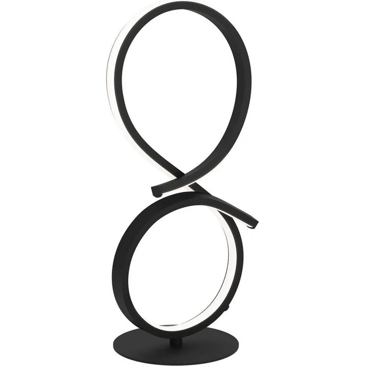 Eglo LED Tischleuchte Serpins schwarz 40,5 x 15 x 20,5 cm – Bild 2