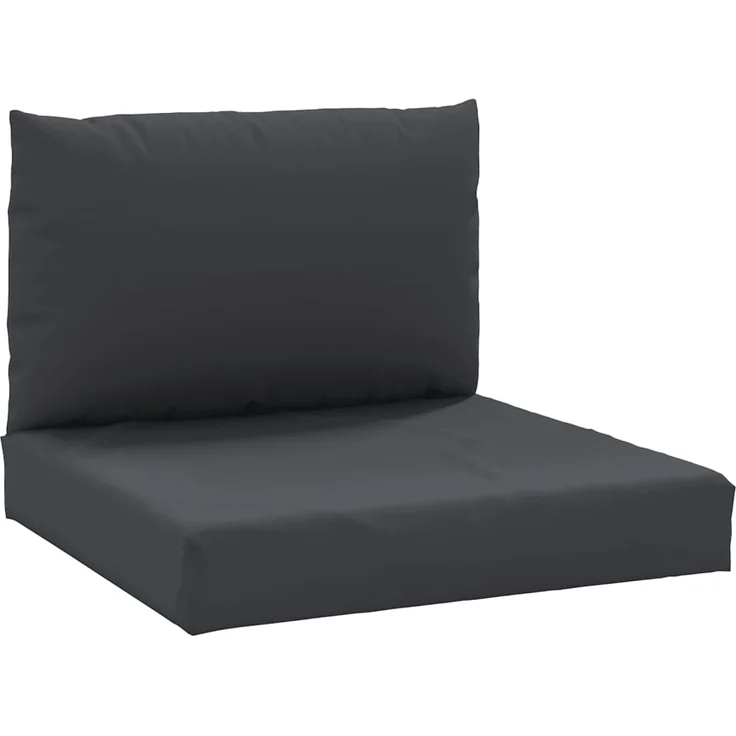 vidaXL Palettenkissen 2-tlg. Schwarz Oxford-Gewebe 361761 – Bild 1