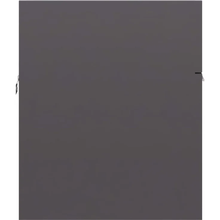 Waschbeckenunterschrank, Badschrank Hochglanz-Grau 90 x 38,5 x 46 cm de7665 – Bild 6