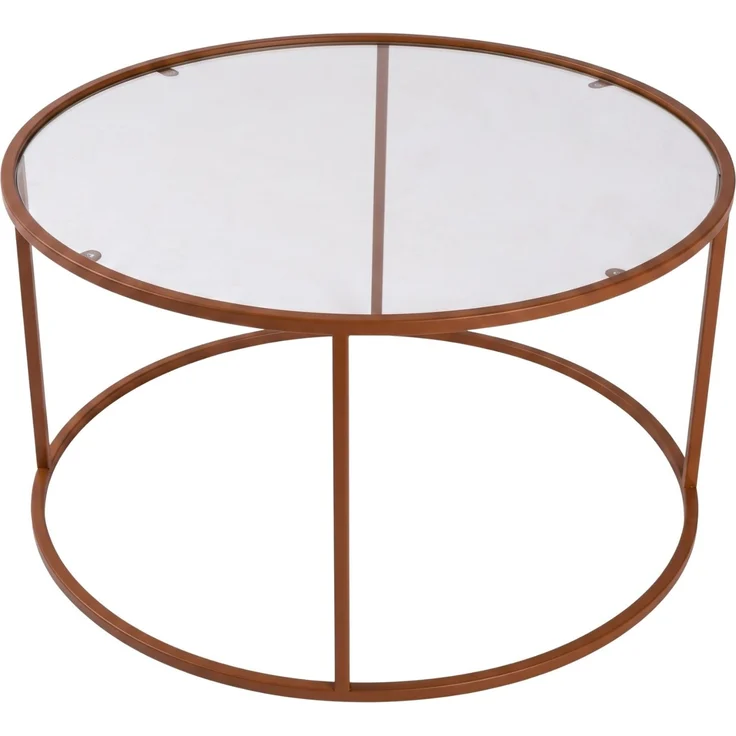 Skye Decor 'Orange-Trs-80-Nrd-Srk' Couchtisch, Orange, 80 x 43 x 80 cm – Bild 4