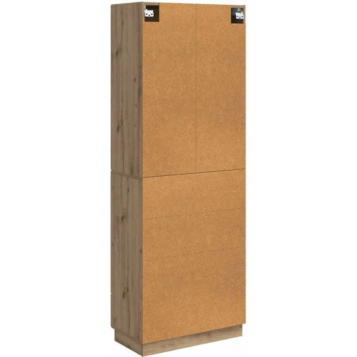 vidaXL Schrankset 2 pcs Artisan-Eiche 66 x 34,5 x 87 cm Holzwerkstoff 3416807 – Bild 6