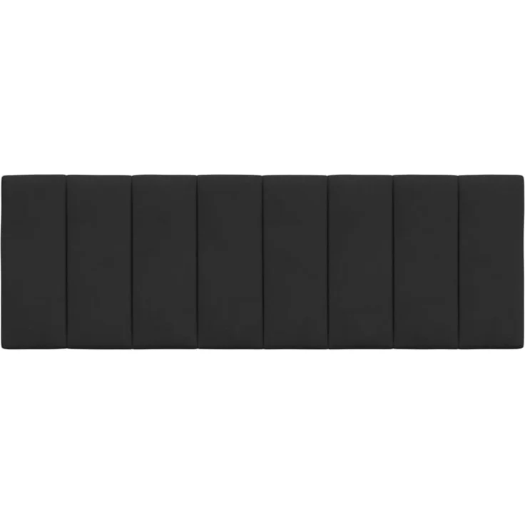 vidaXL Kopfteil-Kissen Schwarz 120 cm Samt – Bild 7