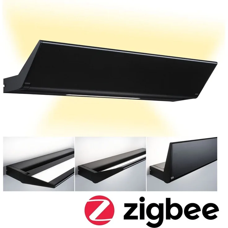 Paulmann 79507 LED Wandleuchte Smart Home Zigbee Ranva schwarz tunable white