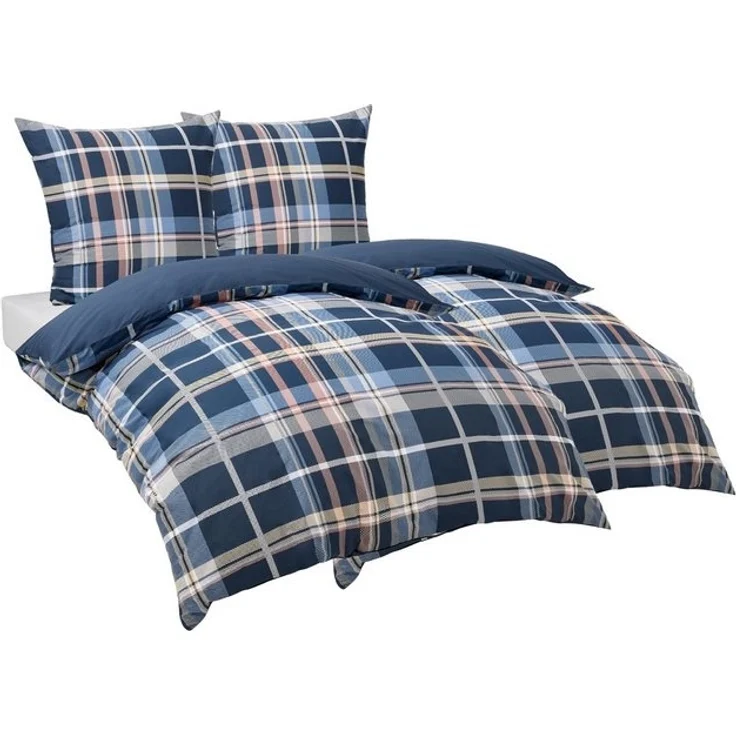 BEDSURE Wendebettwäsche mit Zweige-Design und Reißverschluss, ÖKO-TEX zertifiziert, Baumwolle, 4 teilig, aus 100% natürlicher Baumwolle, mit 8 stabilen Eckbändchen – Bild 4