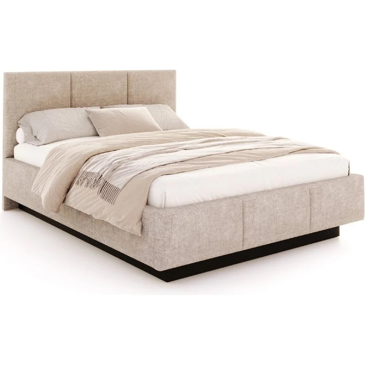 FDM Polsterbett ALMADA modern mit Bettkasten MADE IN EU - mit Ottawa Bezug (verfügbar 90x200 120x200 140x200 160x200 180x200cm, Bettrahmen, Bett, mit großen gepolsterten Kopfteil, mit Bettkasten zum aufklappen), Hebbarer Metallrahmen, Bettkasten – Bild 1