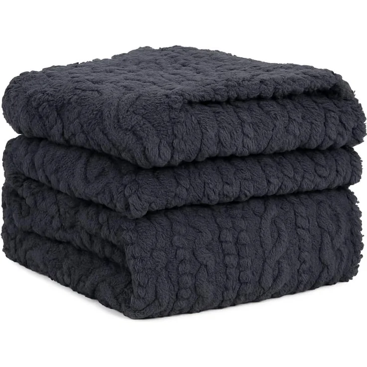 Wohndecke Kuscheldecke BOZEN Ornament Flauschig XXL Größe 150x200 cm, Betz, Wohndecke XXL Warm Sofadecke Decke Couch Fleecedecke – Bild 1