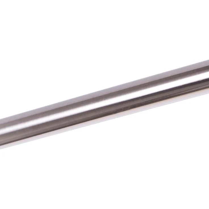 MDEKOR Gardinenstange Gardinenrohr aus Metall – Stahlrohr für Stangen Ø 16, 19 & 25 mm, Ø 19 mm Edelstahl, Länge 120 cm – Bild 1