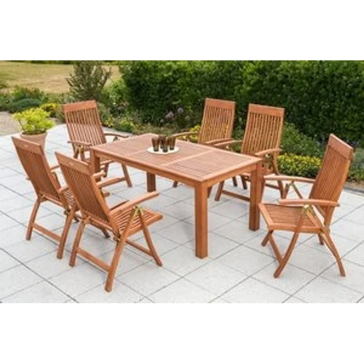 Comodoro Gartenmöbel Set 7tlg, 170 x 90 cm – Bild 4
