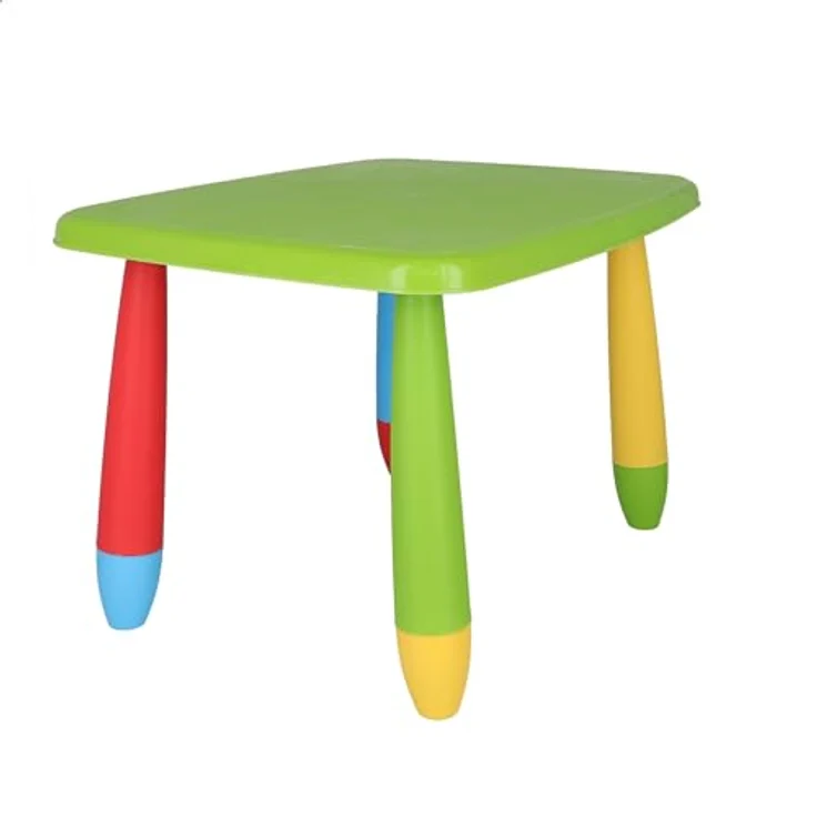 Mueblear 90046 Kindertisch, rechteckig, Kunststoff, Grün, 73 x 58 x 48 cm – Bild 7