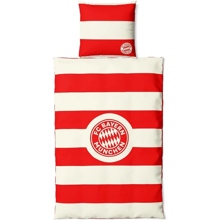 FC Bayern München Wendebettwäsche 100% Baumwolle 135 x 200 cm