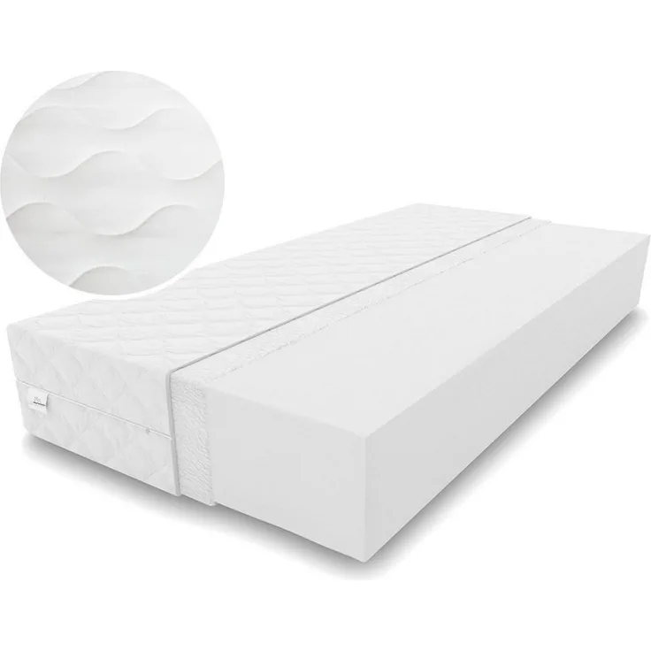 Kindermatratze KingKINDER 90 x 190 x 10 cm aus hochwertigen Kaltschaum, KingMatratzen, 10 cm hoch, Rollmatratze mit waschbarem Bezug