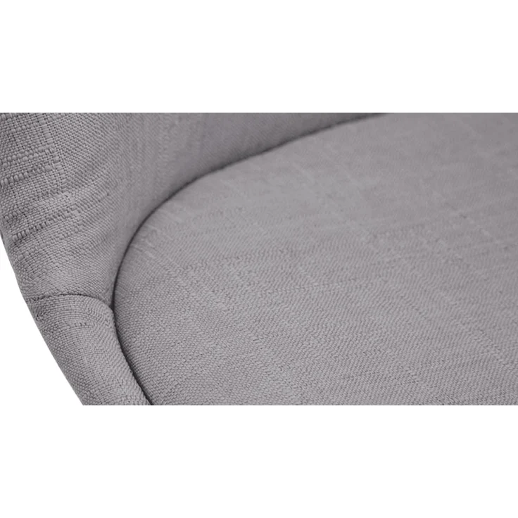 Besucherstuhl LAGOS - Stoff Grau 48x55x84 cm Hellbraun | Besucherstühle Konferenzstuhl Wartezimmerstuhl Bürostühle Bürostuhl Konferenzraum Wartezimmer – Bild 5