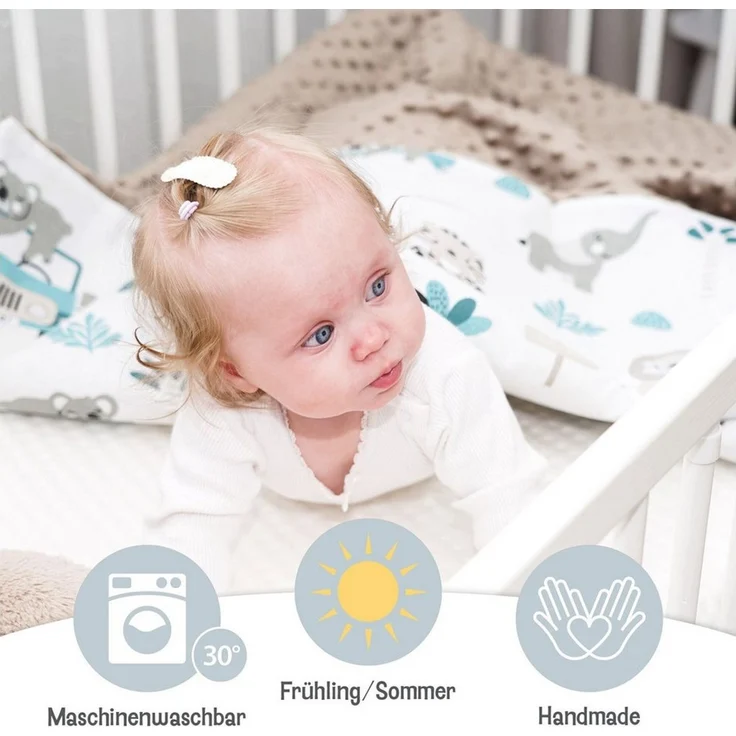 Wohndecke Babydecke Sommerdecke mit Minky 75x100 cm - Baby Kinderdecke, Totsy Baby – Bild 3
