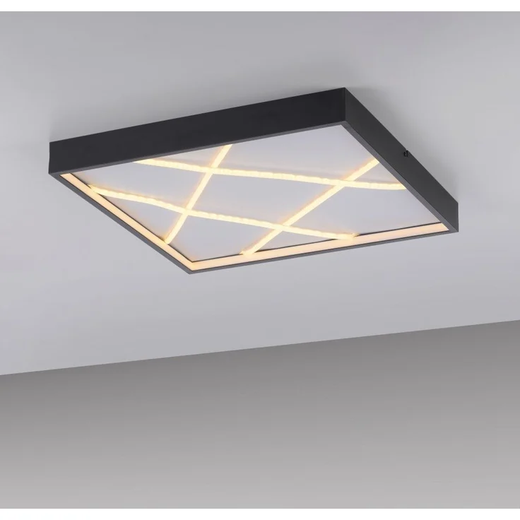 JUST LIGHT 14093-18 MIKADO Deckenlampe eckig schwarz 3000K – Bild 3