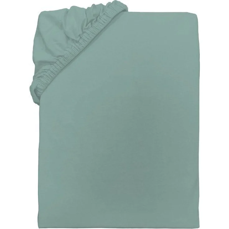 TOM TAILOR HOME Spannbettlaken Tom Tailor Jersey, Jersey, Gummizug: rundum, (1 Stück), ab Größe 90x200 cm, Laken in hochwertiger Jersey Qualität