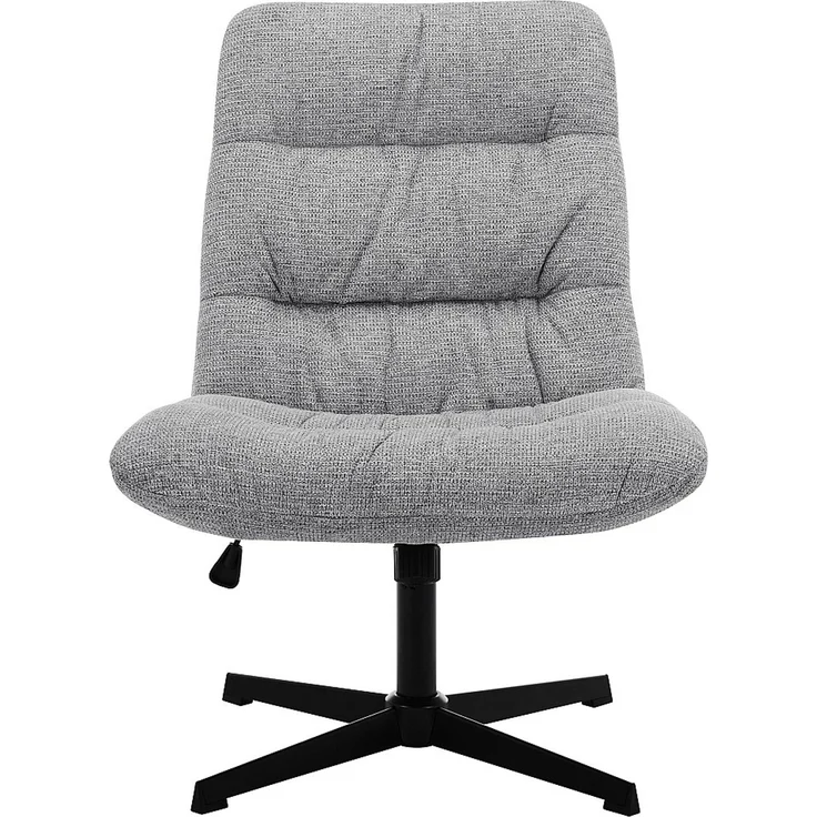 Vente-unique - SELENDO - Sessel mit gerader Rückenlehne - Metall - Grau - 68 x 77 x 104 cm – Bild 3