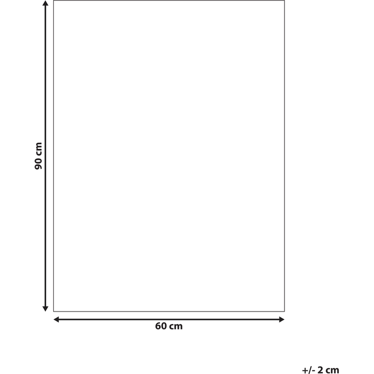 Badematte KABRI Braun Beige 60 x 90 cm Baumwolle – Bild 2