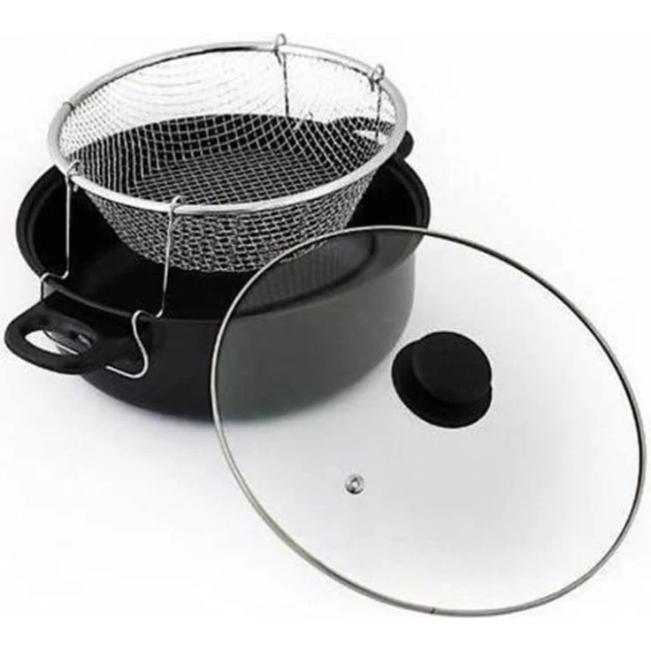 Excellent Houseware Bratpfanne mit Glasdeckel 26 cm 443277 – Bild 6