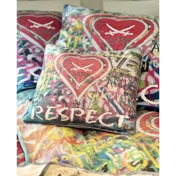 Sansibar Sylt Kissenbezug Sansibar Kissenhülle "Respect" Kollektion, 45x45 cm, (1 Stück), besonders weich, angenehm wärmend, pflegeleicht, hautfreundlich – Bild 4