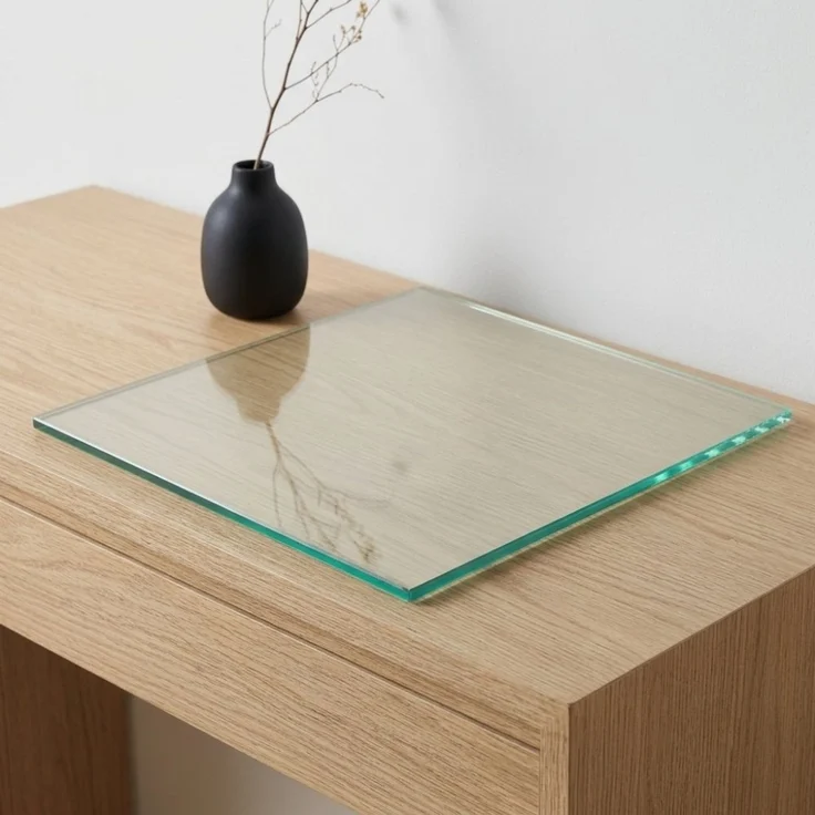 Glasplatte Gehärtetes 8mm Glas 40x40cm Scheibe Servierplatte Glasscheibe TERRY – Bild 8