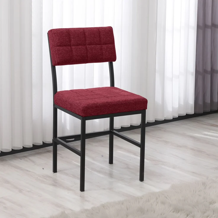 Skye Decor 'Dubai - Burgundy' Stuhl, Bordeaux, 40 x 82 x 40 cm – Bild 1