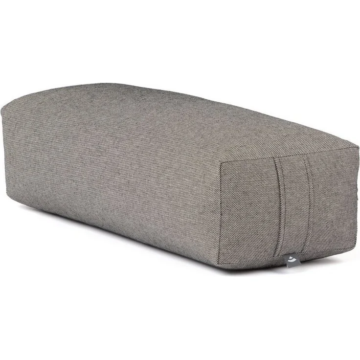 bodhi Yoga Bolster SALAMBA Yoga Bolster CLASSIC dobby schwarz, Kapok – Bild 5