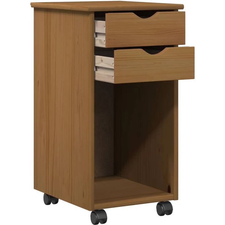 vidaXL Schreibtischschrank-Set MOSS 2 stk. Honigbraun 112 x 50 x 75 cm 3438775 – Bild 4