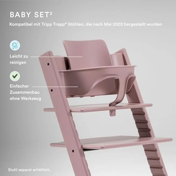 Stokke Hochstuhlaufsatz Baby Set² für den Hochstuhl Tripp Trapp von Stokke (ab ca. 6 Monaten) – Bild 4