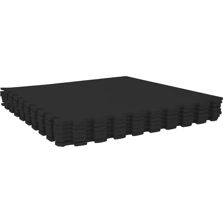 vidaXL Pool Bodenschutzmatte 40 Stk. Schwarz 14,4 m² EVA-Schaum 3433294 – Bild 4