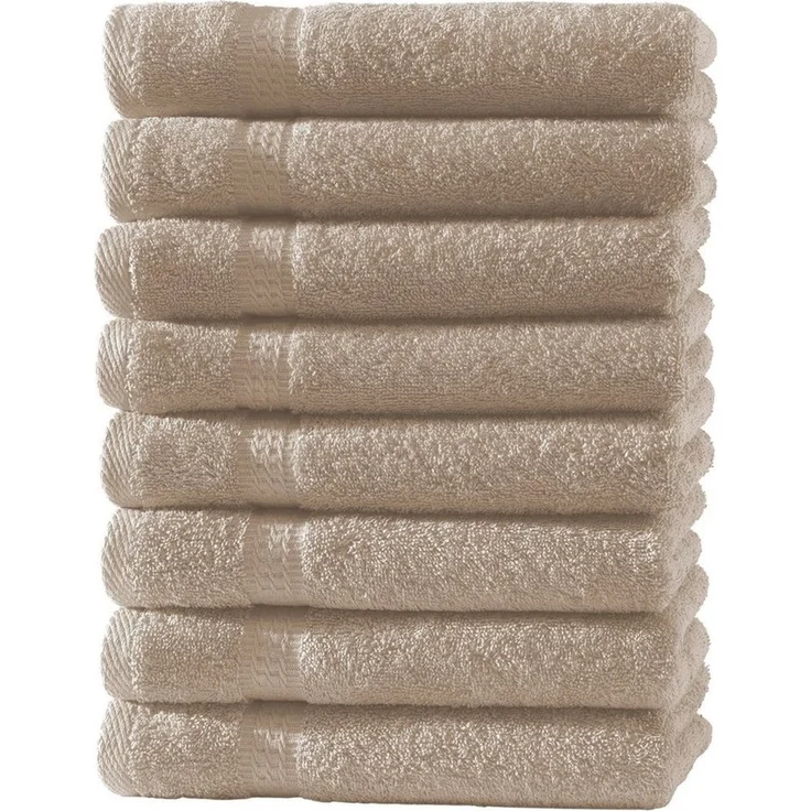 Hometex Premium Textiles Handtuch in Premium Qualität 500 g/m², Feinster Frottier-Stoff 100% Baumwolle, 8x Gästetuch, weich, saugfähig, extra schwer & flauschig - TEST BILD TOP MARKE 2025 – Bild 1