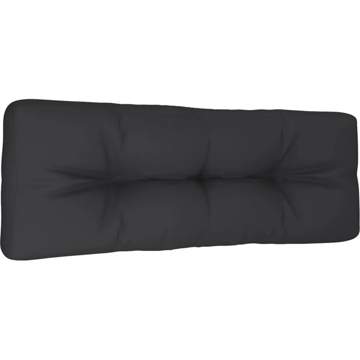 vidaXL Palettenkissen Schwarz 120x40x12 cm Stoff 360630 – Bild 3