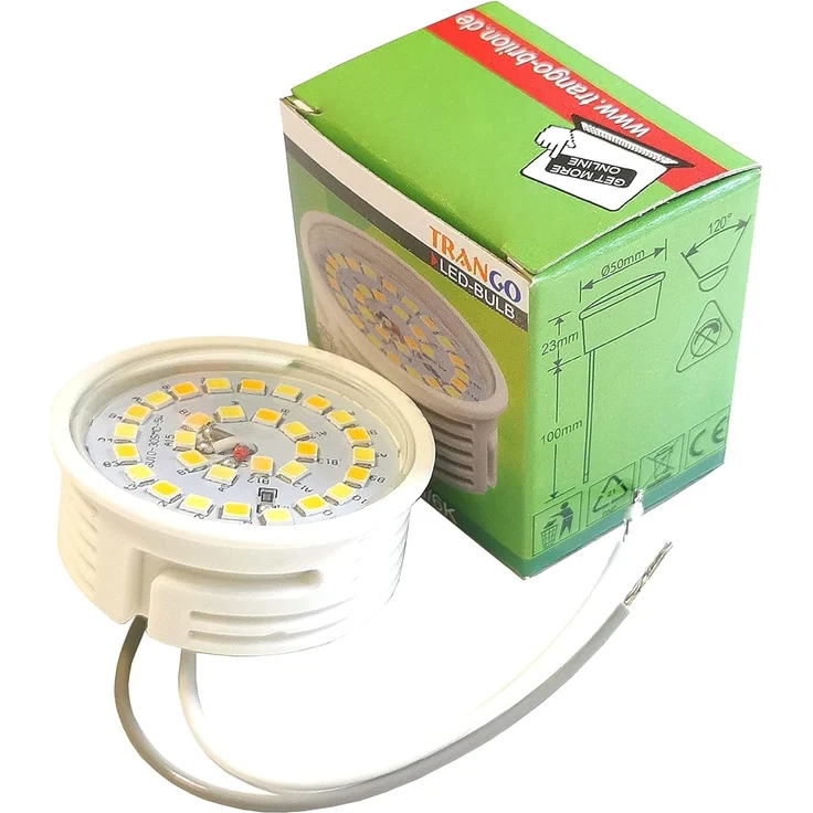 TRANGO LED Einbauleuchte, 6er Set 6729-061M36K LED Einbaustrahler Anthrazit matt inkl. 6x 5 Watt CCT Farbtemperatur Steuerung 2700K-4000K-6500K LED Modul, Einbauspot, Deckenleuchte, Downlight, Deckenlampe – Bild 8