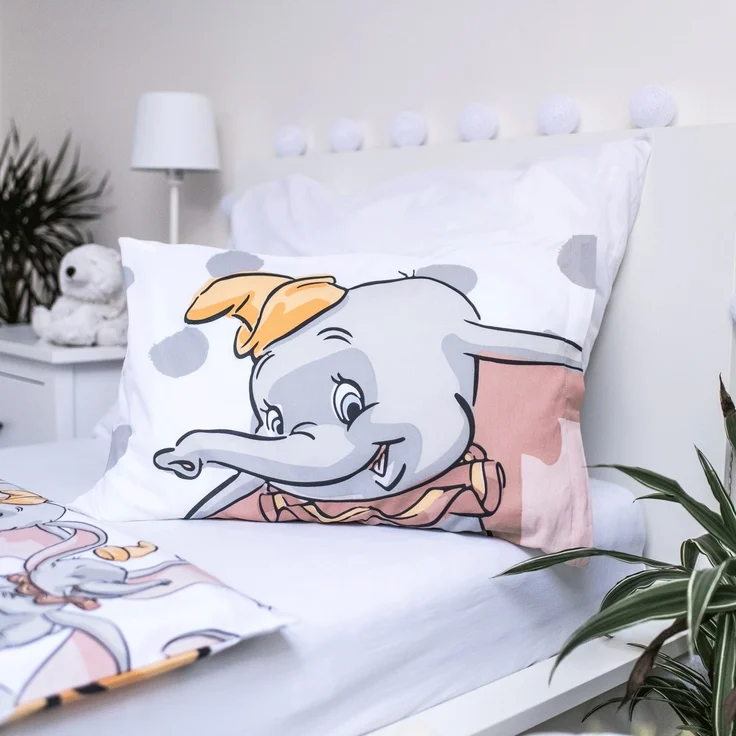 Disney Baby Bettwäsche Disney Dumbo 100x135 cm 100% Baumwolle – Bild 4